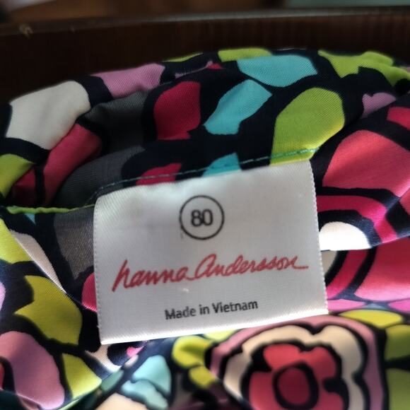 Hanna Andersson Colorful Floral Puffer Jacket - Picture 4 of 12